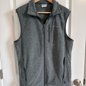 Columbia Charcoal Fleece Vest